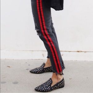 Signature8 NWOT Black Jeans with Red Stripe